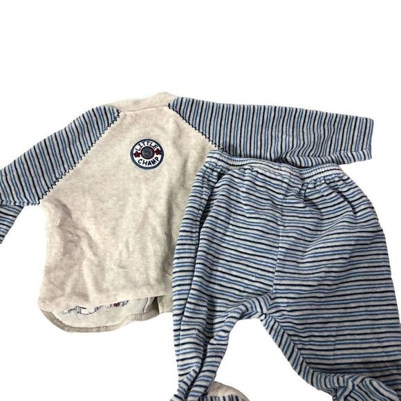 Koala Baby Infant's Little 5 Champ velvet Sleepwear Set Size 3-6M - Picture 7 of 8